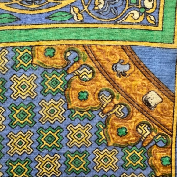 Hermes 42 Mousseline Ciels Byzantins Silk Muslin Scarf Authenticated - Picture 6 of 10